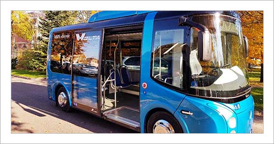 Chauffeur driven electric bus: The Wolta Magnum Normandie